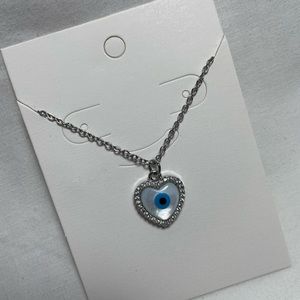 Eye necklace. Brand new. Sterling silver.